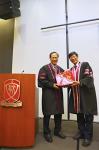 Mr Alan CK WONG, SBS, JP (left) and Prof Kenneth Young, College Master (right)